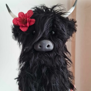 Vacuta scotiana - Kira, the Highland cattle, Jucării și echipamente pentru copii, Plușuri, Figurine de pluș, Cusătură, ARTYNOS