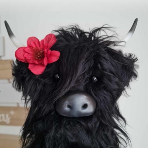 Vacuta scotiana - Kira, the Highland cattle - jucării și echipamente pentru copii - plușuri - figurine de pluș - Artynos.ro