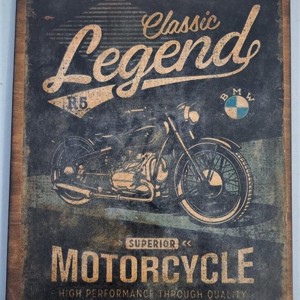 MBW motor poza din lemn, Casa & Stil de viata, Accesorii pentru decorat casa, Picturi murale, Arta de perete din lemn, , ARTYNOS