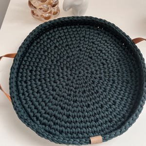 Tava ornament croșetat - casă & stil de viață - accesorii pentru echipamente de bucătărie - accesorii de servire - tăvi, tăvi de servire - Artynos.ro