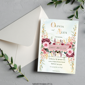 Model Invitație Nuntă, Accesorii nuntă, Invitații și felicitări de nuntă, Invitații nuntă, Fotografie, grafică, desen, ilustrație, ARTYNOS