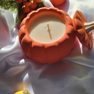 Lumânare Aromă Dovleac cu Condimente  - casă & stil de viață - lumânări, parfumuri, arome - lumânare - lumânări artizanale - Artynos.ro