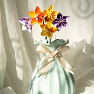 Floare din hârtie - casă & stil de viață - accesorii pentru decorat casa - suport de flori - accesorii florale - Artynos.ro