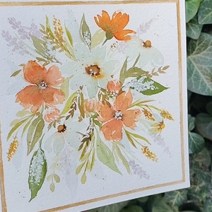 Felicitare pictata manual - casă & stil de viață - produse de papetărie - invitații, felicitări - Artynos.ro
