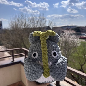 Totoro jucarie crosetata, Jucarii si echipamente pentru copii, Plusuri, Figurine de plus, Crosetat, Cusatura, ARTYNOS