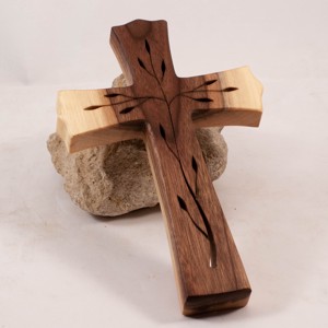 Cruce din lemn modelata, cruce de perete, , , ARTYNOS