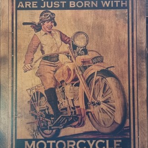 Harley Davidson imagine din lemn, Casa & Stil de viata, Accesorii pentru decorat casa, Picturi murale, Arta de perete din lemn, , ARTYNOS