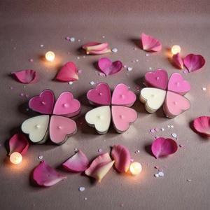 Set de lumânări în formă de inimă pentru Ziua Îndrăgostiților - casă & stil de viață - lumânări, parfumuri, arome - ceară parfumată - Artynos.ro