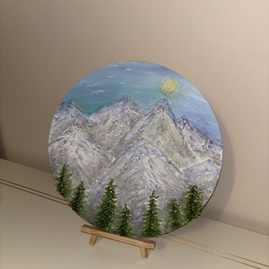 Tablou peisaj de iarnă  - casă & stil de viață - accesorii pentru decorat casa - picturi murale - panouri și tablouri, panouri decorative - Artynos.ro