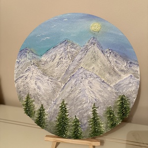 Tablou peisaj de iarnă  - casă & stil de viață - accesorii pentru decorat casa - picturi murale - panouri și tablouri, panouri decorative - Artynos.ro