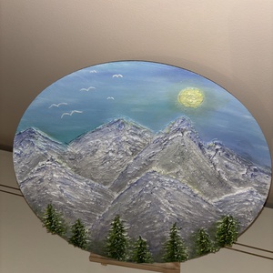 Tablou peisaj de iarnă  - casă & stil de viață - accesorii pentru decorat casa - picturi murale - panouri și tablouri, panouri decorative - Artynos.ro