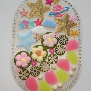 Covor senzorial/ panou Montessori handmade  - Artynos.ro