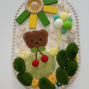Covor senzorial/ panou Montessori handmade  - Artynos.ro