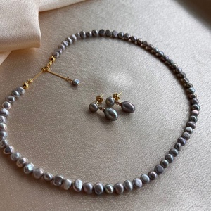 Set colier și cercei - accesorii nuntă - bijuterii mireasă - colier mireasă - Artynos.ro
