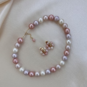 Set colier și cercei handmade - accesorii nuntă - bijuterii mireasă - set bijuterii de mireasă - Artynos.ro