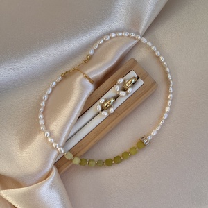 Set colier și cercei handmade - accesorii nuntă - bijuterii mireasă - set bijuterii de mireasă - Artynos.ro