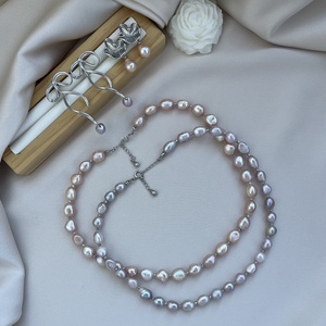 Set colier și cercei handmade - accesorii nuntă - bijuterii mireasă - set bijuterii de mireasă - Artynos.ro