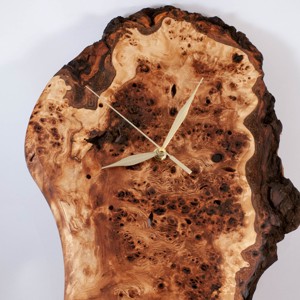 Ceas de perete din lemn, ceas din lemn rustic, -  - Artynos.ro
