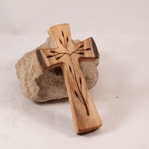 Cruce din lemn modelata, cruce de perete, , , ARTYNOS