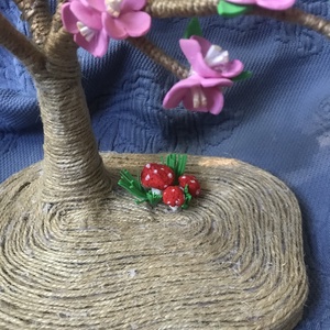 Copac cu flori roz - casă & stil de viață - accesorii pentru decorat casa - decorațiuni de masă și decorațiuni pentru rafturi  - boluri din ceramică, boluri decorative - Artynos.ro