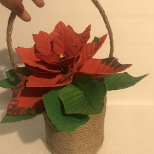 Floarea Craciunului - accesorii de crăciun - cadou tematic de moș crăciun, decorațiuni - cadouri de moș crăciun - Artynos.ro