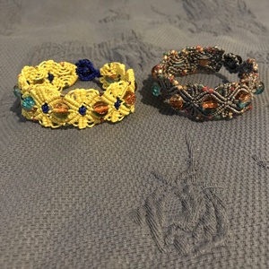 Bratara macrame Floral, Bijuterii, Bratari, Bratari impletite, Confectionarea bijuteriilor, ARTYNOS