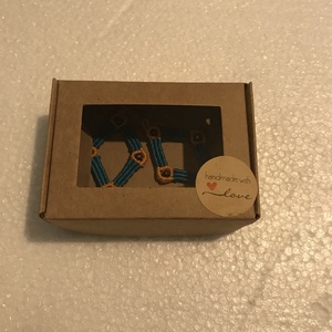 Cercei macrame Rombici -  - Artynos.ro Cercei macrame Rombici -  - Artynos.ro