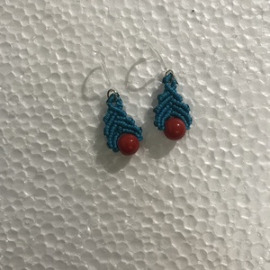 Cercei turcoaz cu margea rosie - bijuterii - cercei - cercei - Artynos.ro Cercei turcoaz cu margea rosie - bijuterii - cercei - cercei - Artynos.ro