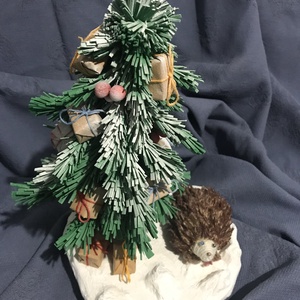 Decor handmade de iarna - crăciun - decorațiuni de crăciun de casă - căsuțe decorative de crăciun - Artynos.ro