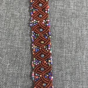 Brățara macrame Rombica - bijuterii - brățări - brățări din mărgele - Artynos.ro