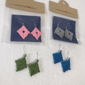 Cercei handmade - Armonie - bijuterii - cercei - cercei croșetați - Artynos.ro