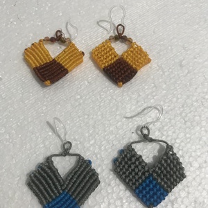 Cercei handmade- Împreuna  - bijuterii - cercei - cercei croșetați - Artynos.ro