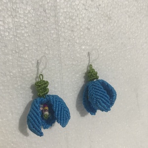 Cerceii Primaverii - bijuterii - cercei - cercei croșetați - Artynos.ro