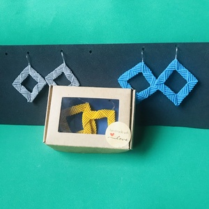 Cercei �Geometric Frame - bijuterii - cercei - cercei lungi - Artynos.ro