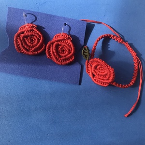 Set handmade �Red Mood - bijuterii - seturi de bijuterii - Artynos.ro