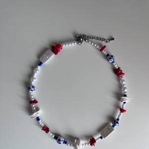 Colier Kiss French - bijuterii - coliere - coliere din mărgele - Artynos.ro