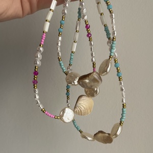 Colier Mermaid Song - bijuterii - coliere - coliere din mărgele - Artynos.ro