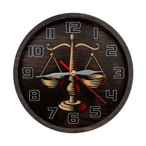 Ceas decorativ - Balană, Casă & Stil de viață, Accesorii pentru decorat casa, Decorațiuni de pereți, decorațiuni suspendate, Ceasuri de perete, Prelucrarea lemnului, ARTYNOS