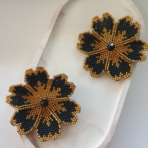 Cercei Full Flower , Bijuterii, Cercei, Cercei din margele, Cusatura, ARTYNOS