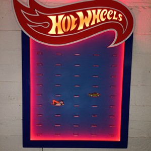 Hot Wheels masini de stocare de perete cu iluminat condus -  - Artynos.ro