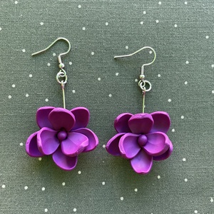 Cercei floral - bijuterii - cercei - cercei lungi - Artynos.ro
