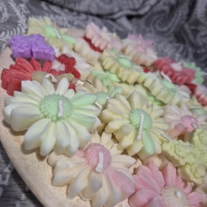 Lumanari tip Margarete parfumate  - accesorii nuntă - amintiri și cadouri de nuntă - favoruri de nuntă - Artynos.ro