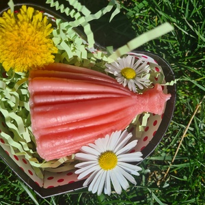 Rochie mireasa lumanare , Accesorii nunta, Amintiri si cadouri de nunta, Favoruri de nunta, Lumanare si fabricarea lumanarilor, ARTYNOS