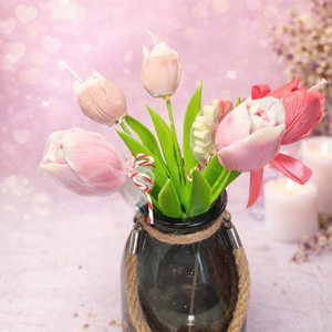 Lalele lumanari  - accesorii nuntă - amintiri și cadouri de nuntă - favoruri de nuntă - Artynos.ro