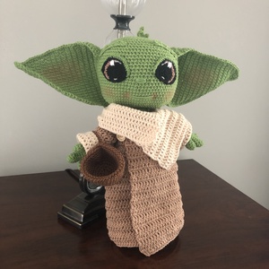 Horgolt Baby Alien - amigurumi, Accessorii si unelte, Accesorii decorative, Figurine, Crosetat, Papusi si fabricare de marionete, ARTYNOS