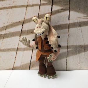 Jar Jar Binks - amigurumi, Accessorii si unelte, Accesorii decorative, Figurine, Crosetat, Papusi si fabricare de marionete, ARTYNOS