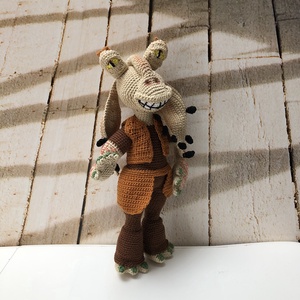 Jar Jar Binks - amigurumi - accessorii și unelte - accesorii decorative - figurine - Artynos.ro