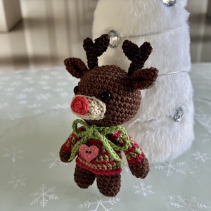 Ren de Crăciun - amigurumi - accessorii și unelte - accesorii decorative - figurine - Artynos.ro