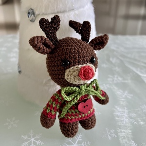 Ren de Crăciun - amigurumi - accessorii și unelte - accesorii decorative - figurine - Artynos.ro