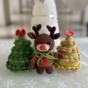 Ren de Crăciun - amigurumi - accessorii și unelte - accesorii decorative - figurine - Artynos.ro